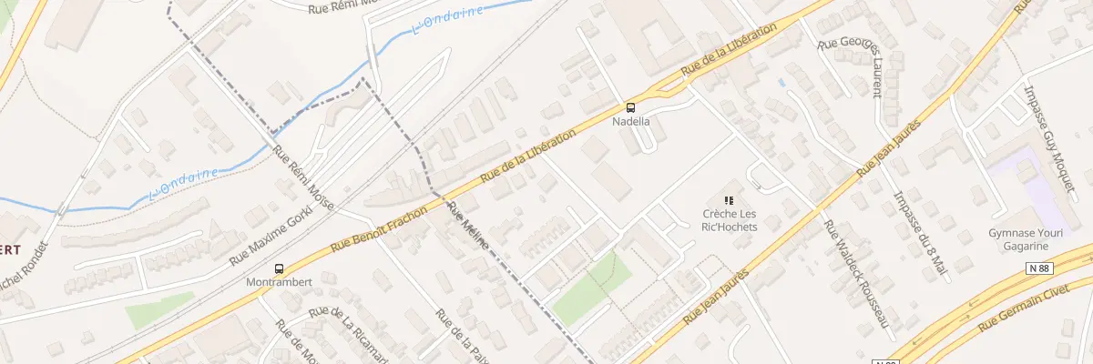 Plan du 71 Rue de la Libération à La Ricamarie