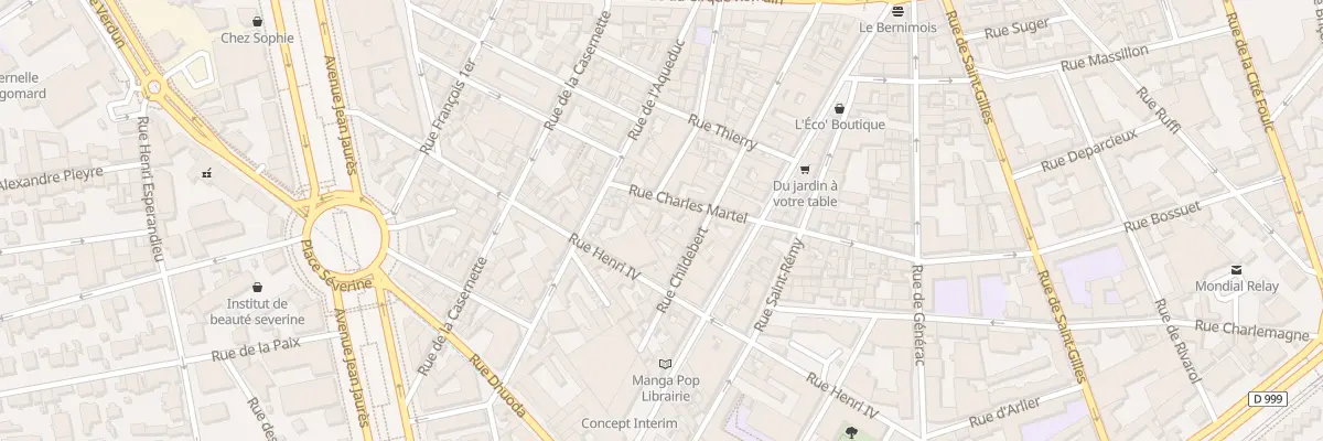 Plan du 289 Rue Charles Martel à Nîmes