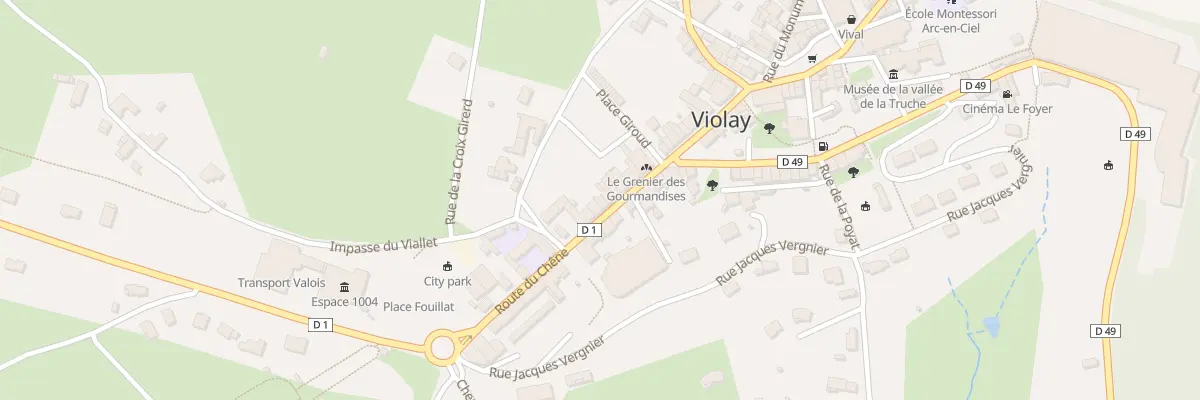 Plan du 5484 Rue Centrale à Violay