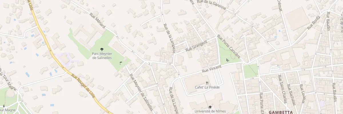 Plan du 39 Rue de la Lampèze à Nîmes