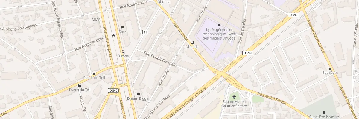 Plan du 7B Rue Clovis à Nîmes