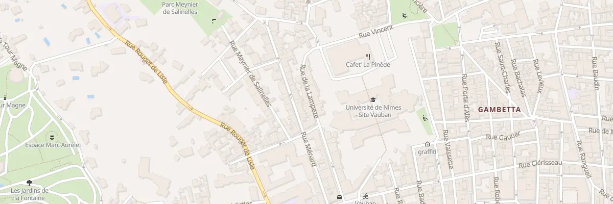 Plan du 17 Rue de la Lampèze à Nîmes