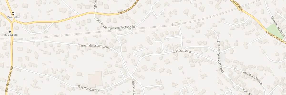 Plan du 22 Rue Demians à Nîmes