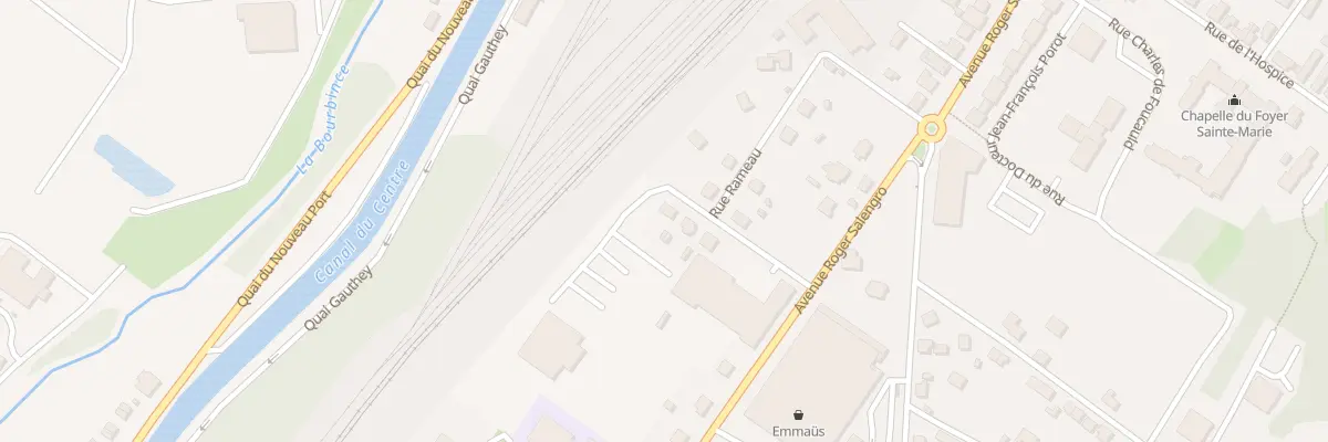 Plan du 7 Rue Mansard à Montceau-les-Mines