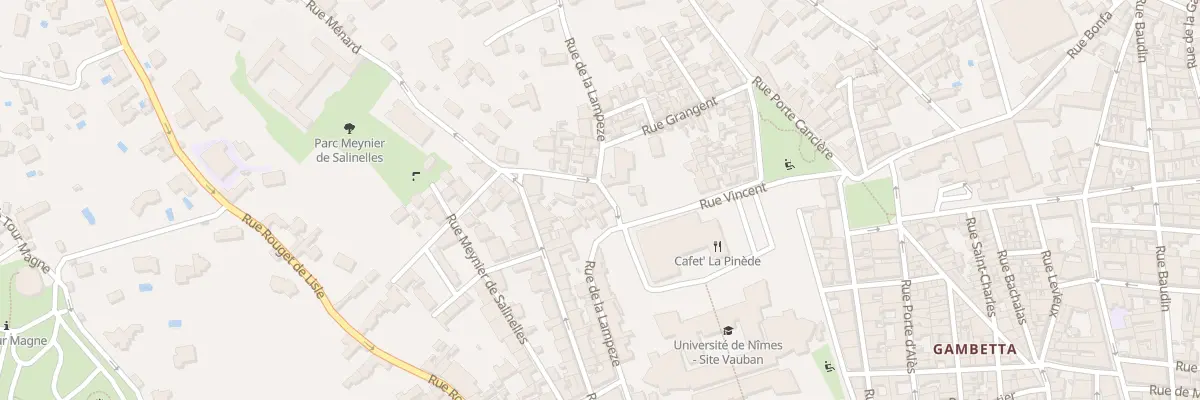 Plan du 35 Rue de la Lampèze à Nîmes
