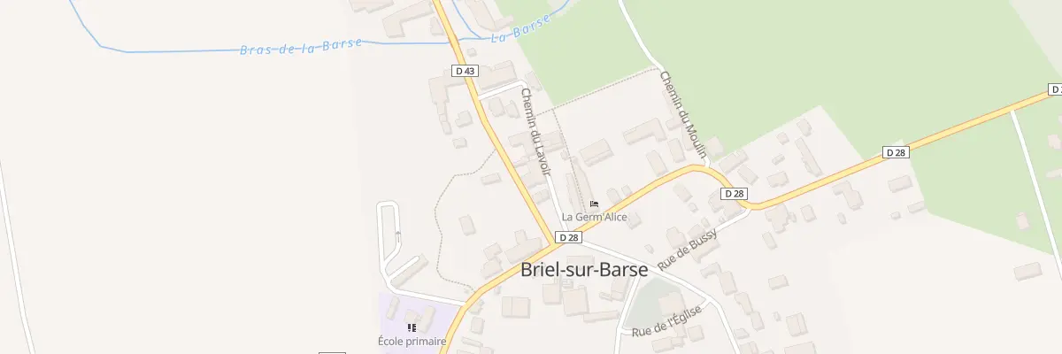 Plan du 2 Rue des Ponts à Briel-sur-Barse