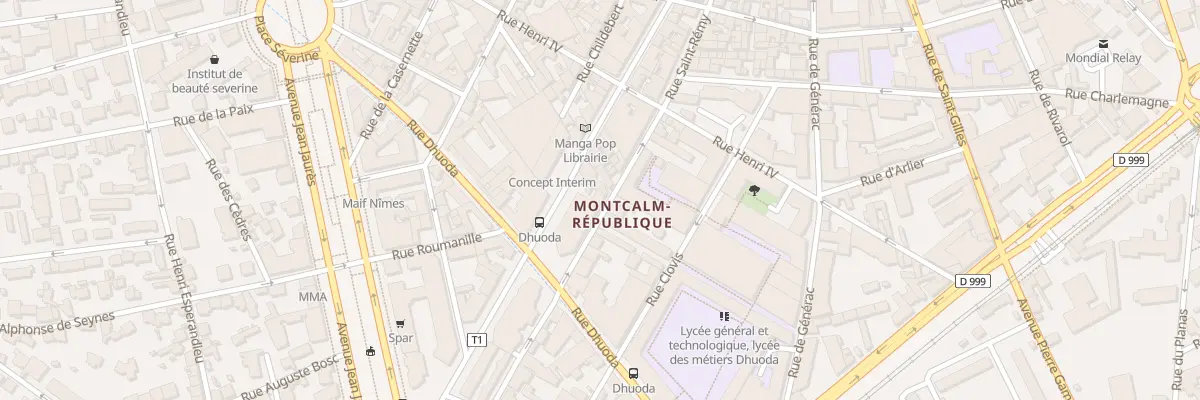 Plan du 32 Rue Saint-Rémy à Nîmes