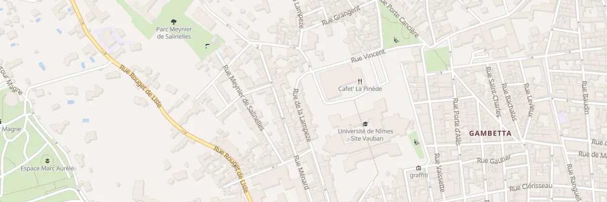 Plan du 20 Rue de la Lampèze à Nîmes