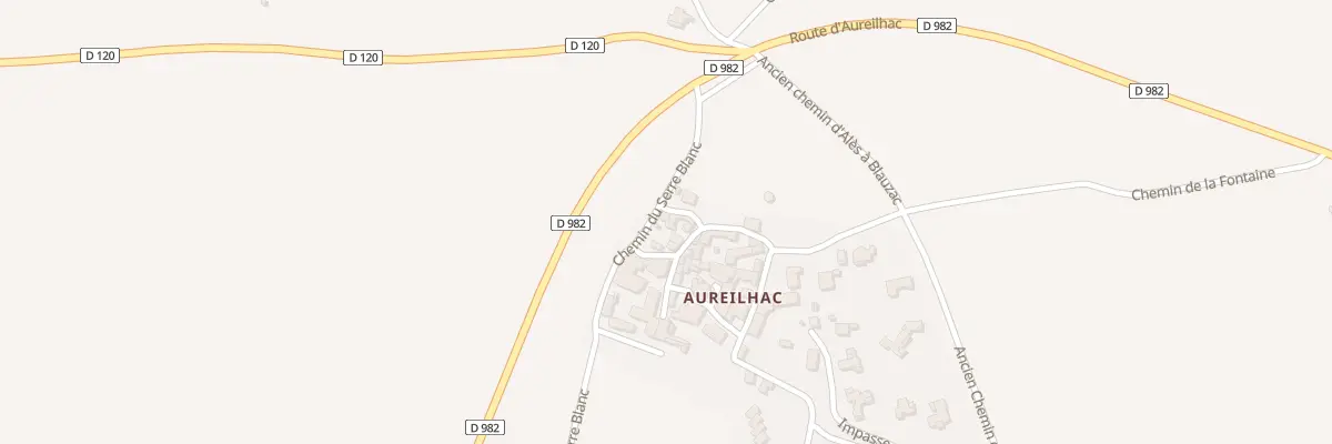 Plan du 5098 Aureillac à Arpaillargues-et-Aureillac