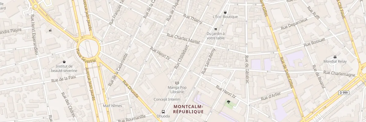 Plan du 52 Rue de la République à Nîmes