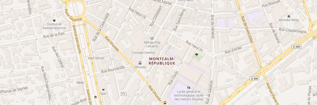 Plan du 28B Rue Saint-Rémy à Nîmes