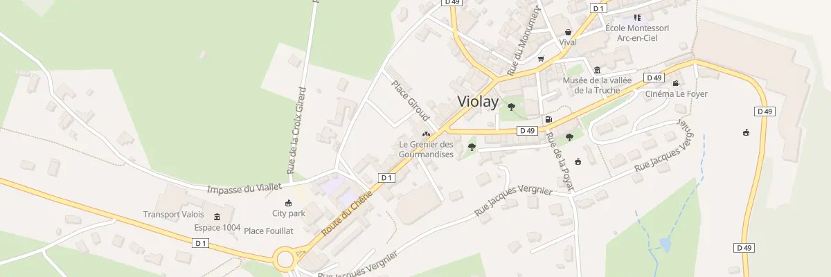 Plan du 5479 Rue Centrale à Violay