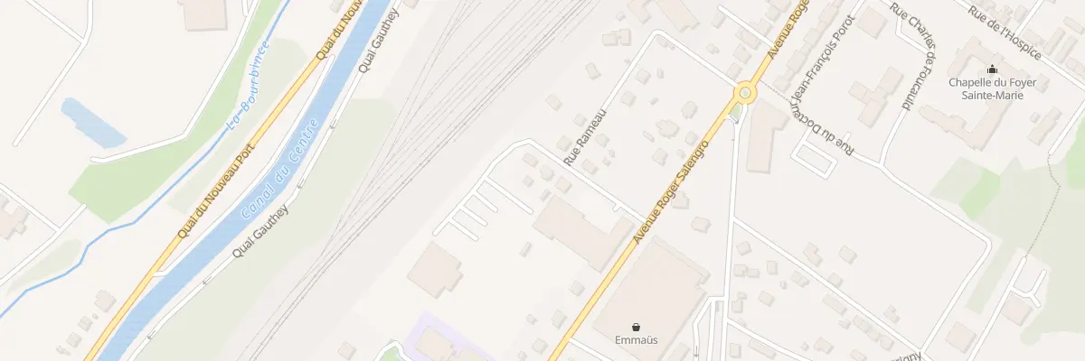 Plan du 5 Rue Mansard à Montceau-les-Mines