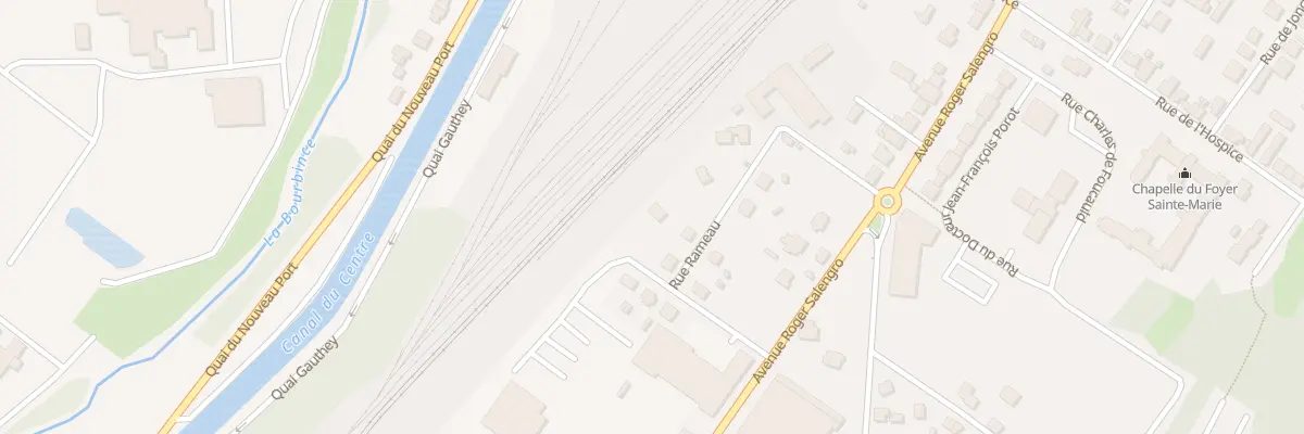 Plan du 4 Rue Mansard à Montceau-les-Mines