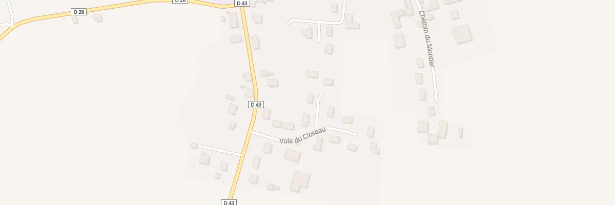 Plan du 7 Vc du Closeau à Briel-sur-Barse