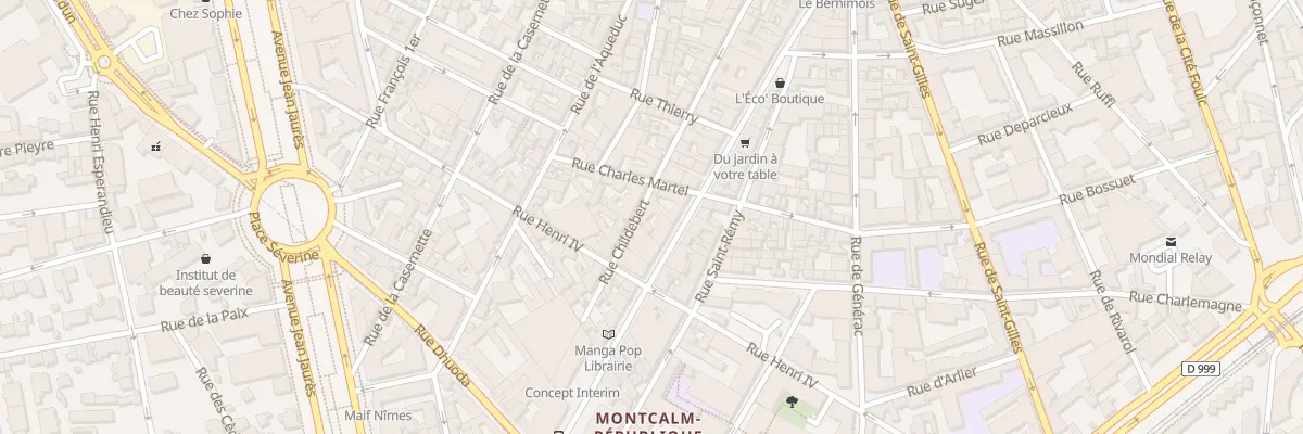 Plan du 48 Rue de la République à Nîmes