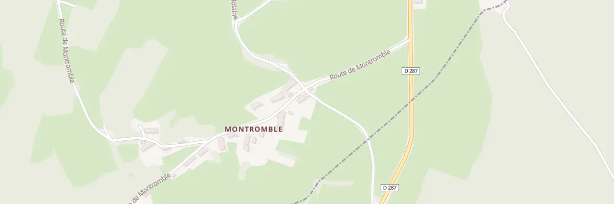 Plan du 13 Rte de Montromble à Autun