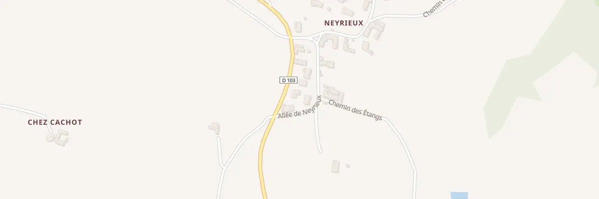 Plan du 53 All de Neyrieux à Virigneux