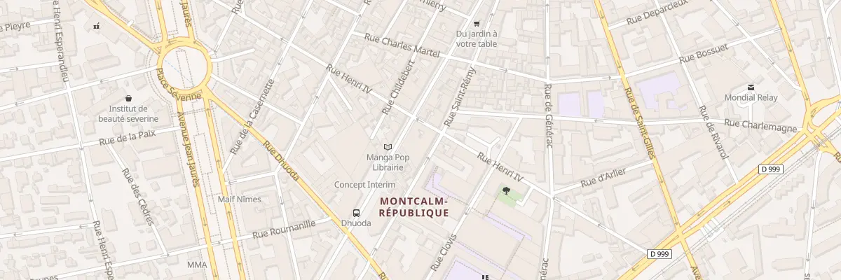 Plan du 65B Rue de la République à Nîmes