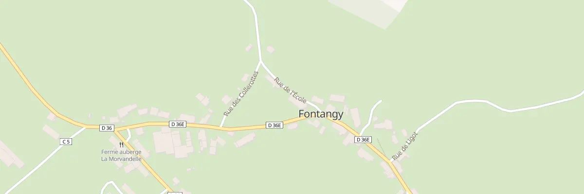 Plan du 1 Rue des Ecoles (Village) à Fontangy