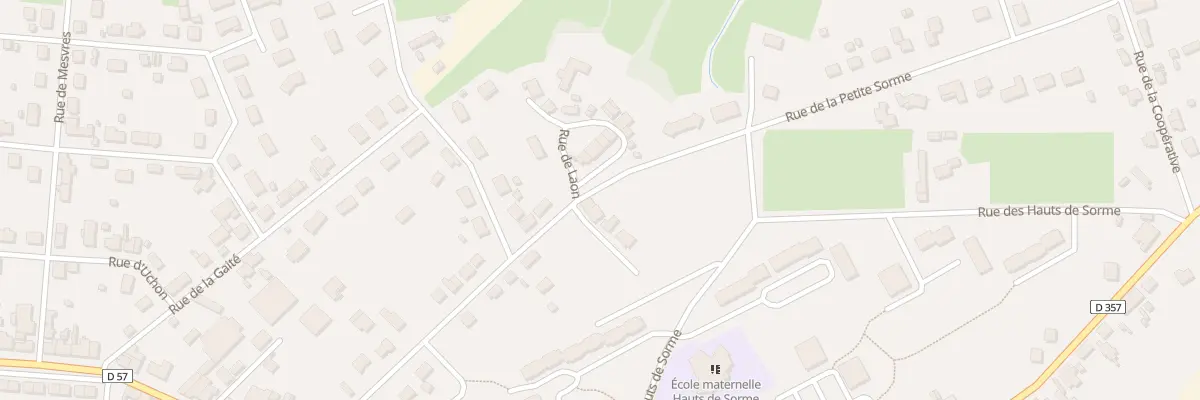 Plan du 15 Rue de Laon à Montceau-les-Mines