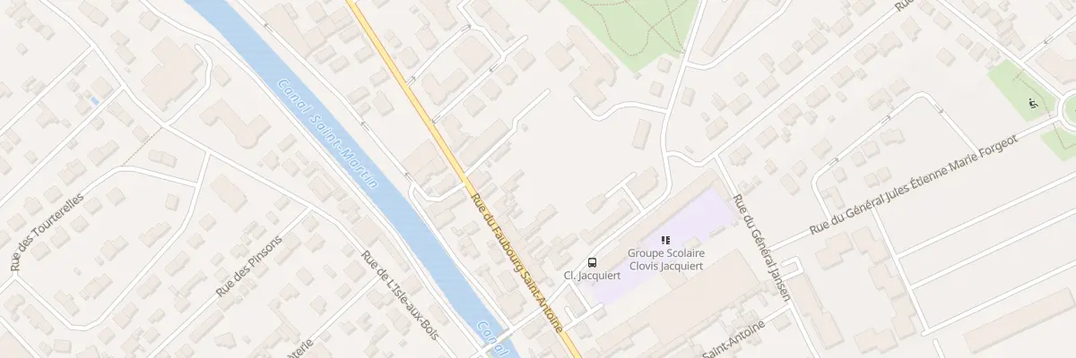 Plan du 78 Rue du Fbg Saint Antoine à Châlons-en-Champagne