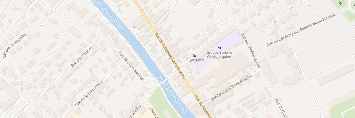 Plan du 66 Rue du Fbg Saint Antoine à Châlons-en-Champagne