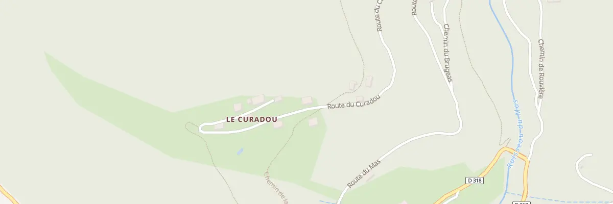 Plan du 5551 Le Curadou à Vallées-d’Antraigues-Asperjoc