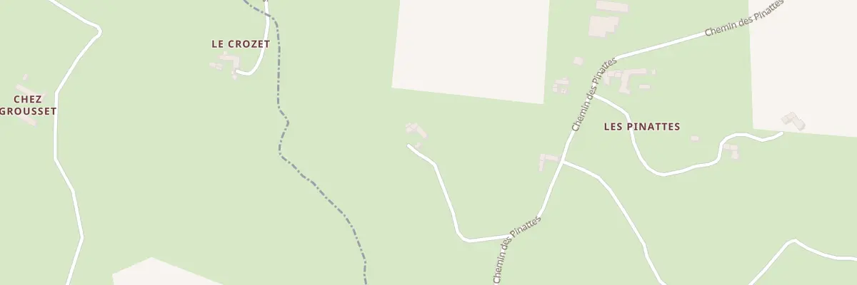 Plan du 850 Che des Pinattes à Chambost-Longessaigne