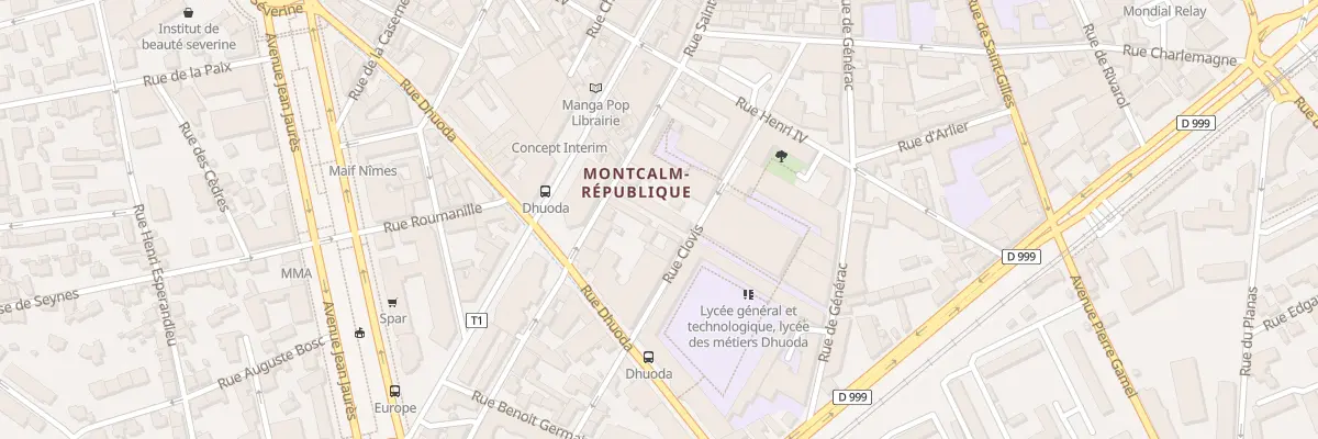 Plan du 43 Rue Saint-Rémy à Nîmes