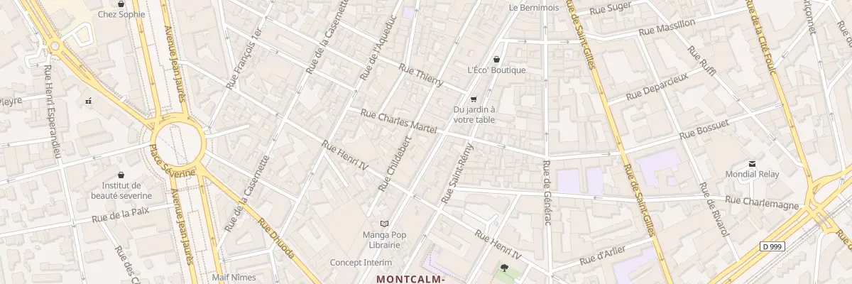 Plan du 46 Rue de la République à Nîmes