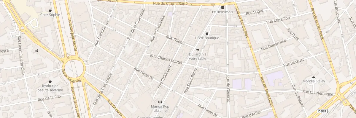 Plan du 44 Rue de la République à Nîmes