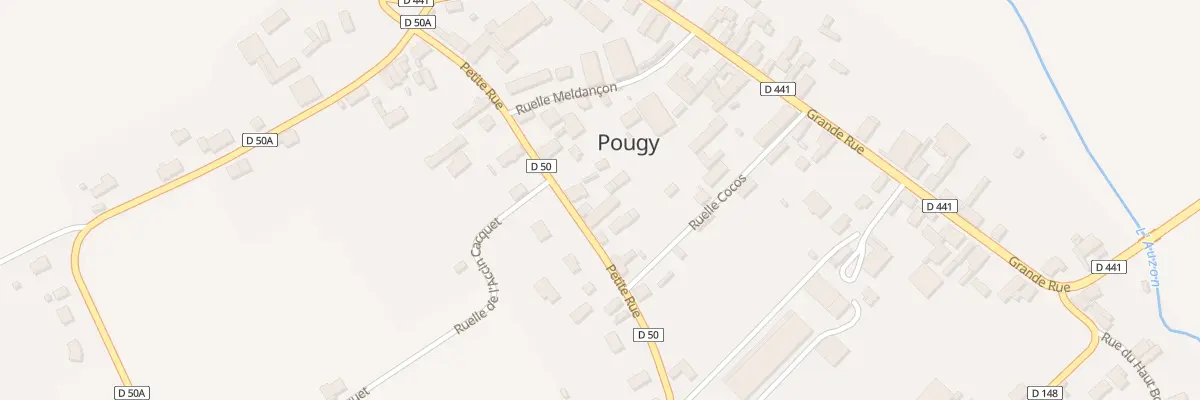 Plan du 9 Rue Petite Rue à Pougy