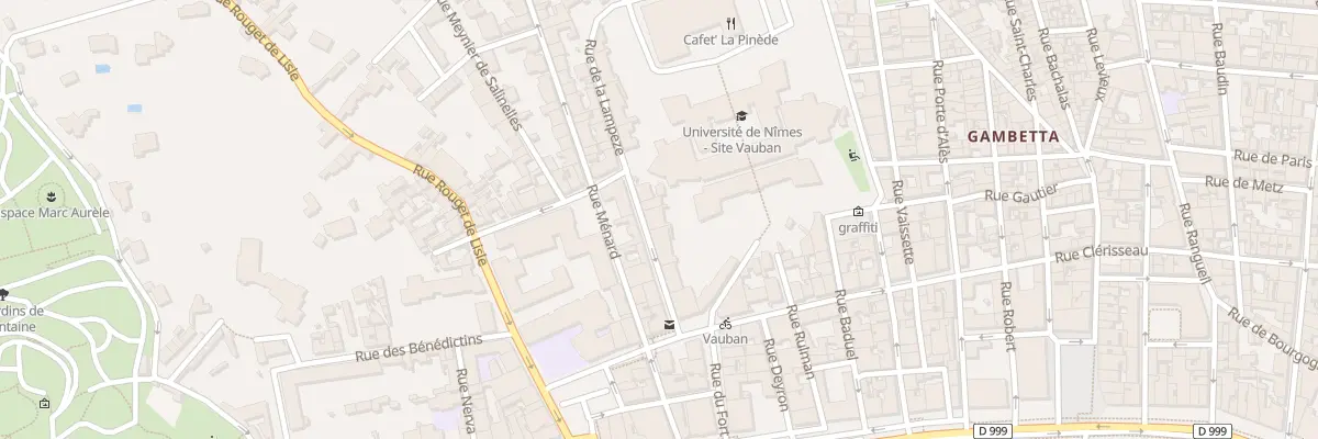 Plan du 8 Rue de la Lampèze à Nîmes