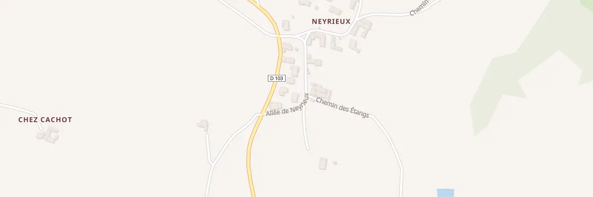 Plan du 61 All de Neyrieux à Virigneux