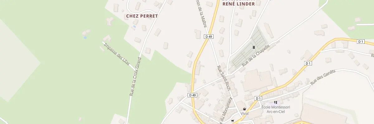 Plan du 5455 Rte de St Cyr à Violay
