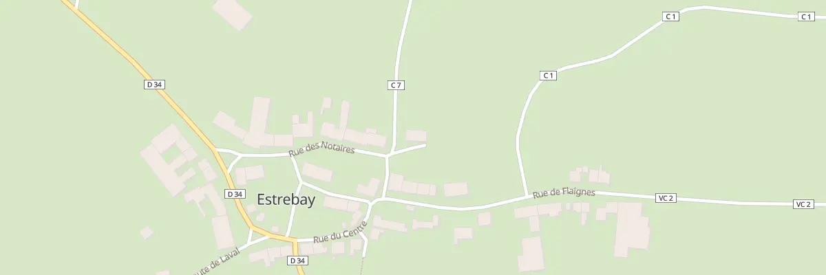 Plan du 1 Rue Perdue à Estrebay