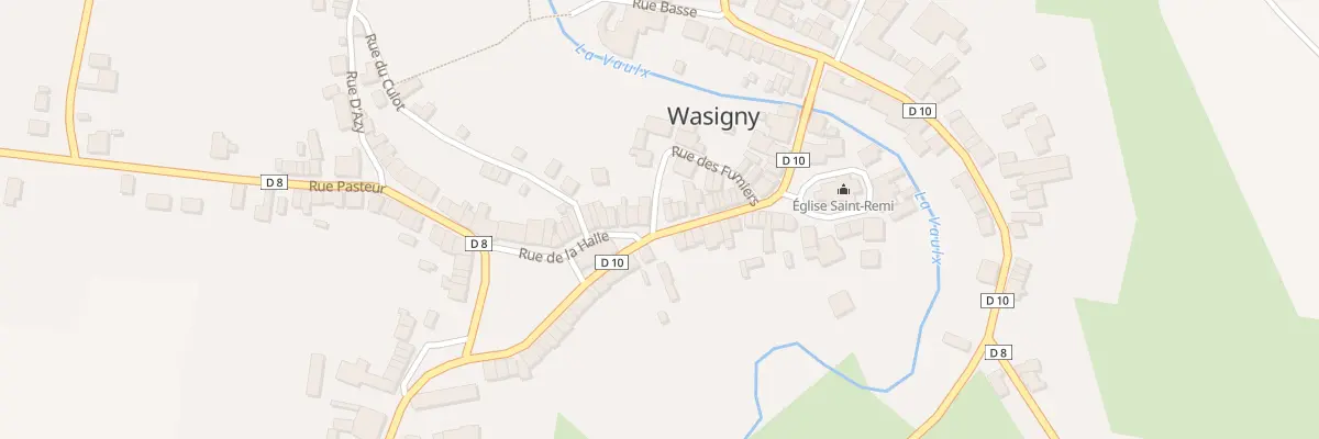 Plan du 20 Rue Jean Jaures à Wasigny