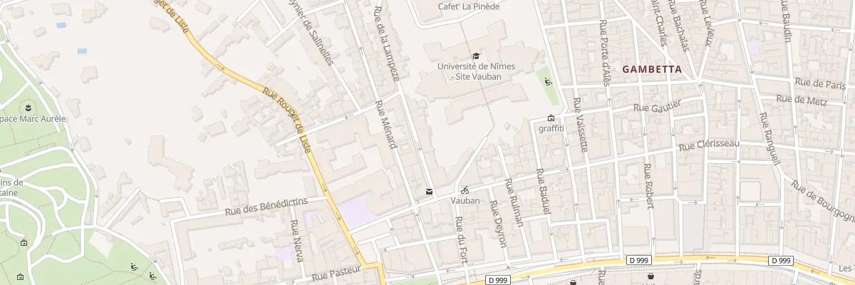 Plan du 6 Rue de la Lampèze à Nîmes