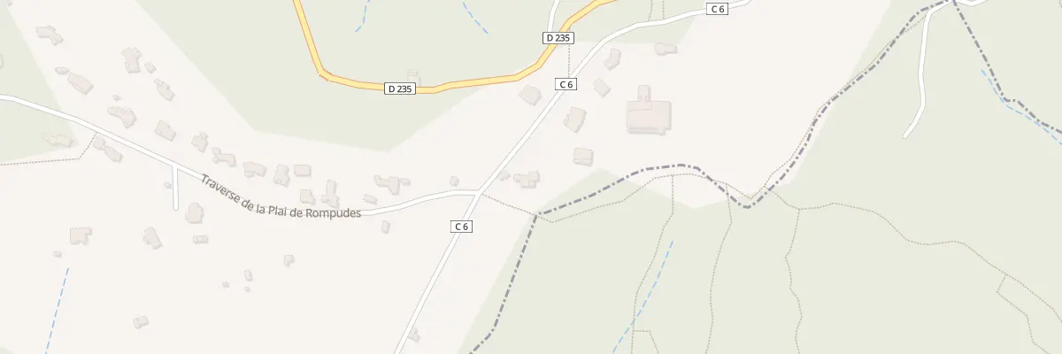 Plan du 5250 Le Cros à Mercuer