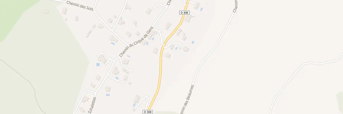 Plan du 615 Rte des Blaches à Chauzon