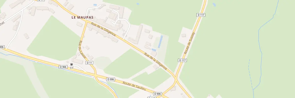 Plan du 5053 Le Maupas à Sussey