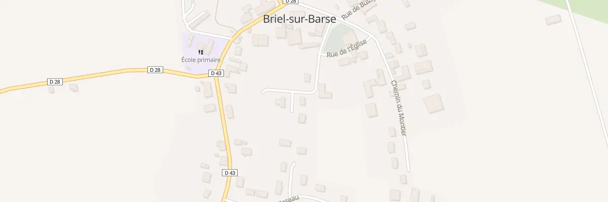 Plan du 1 Imp du Grand Verger à Briel-sur-Barse