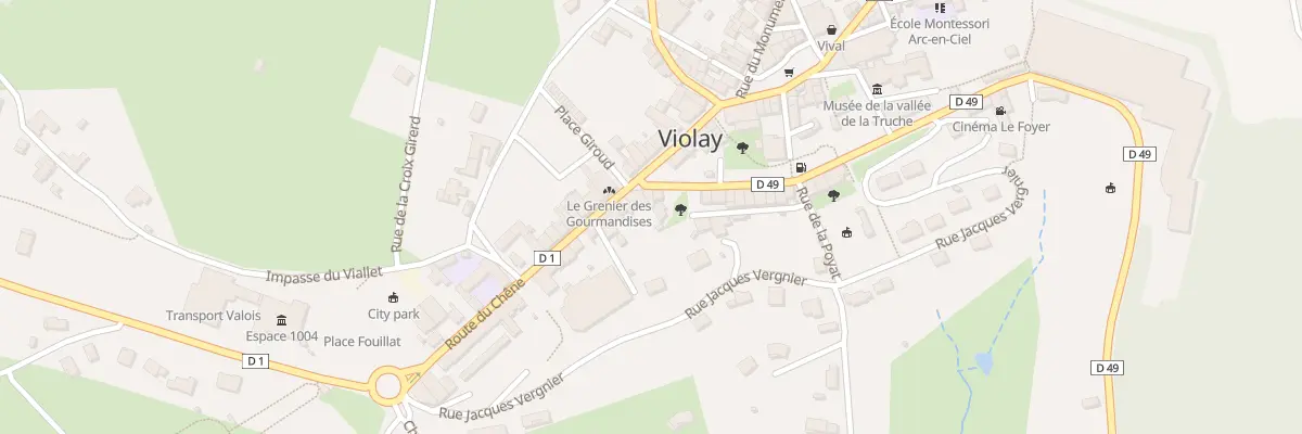 Plan du 5031 Le Bourg Sud à Violay