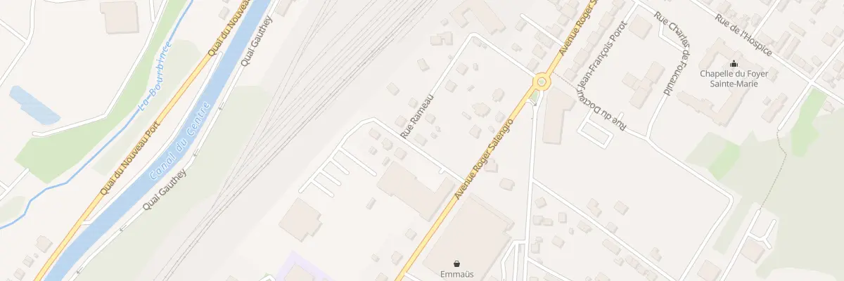 Plan du 2 Rue Mansard à Montceau-les-Mines