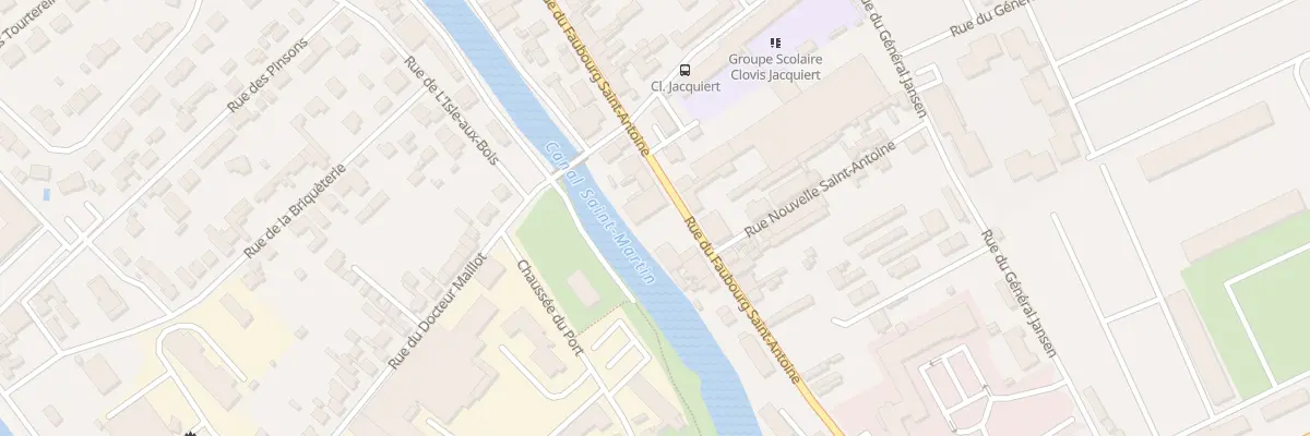 Plan du 31 Rue du Fbg Saint Antoine à Châlons-en-Champagne