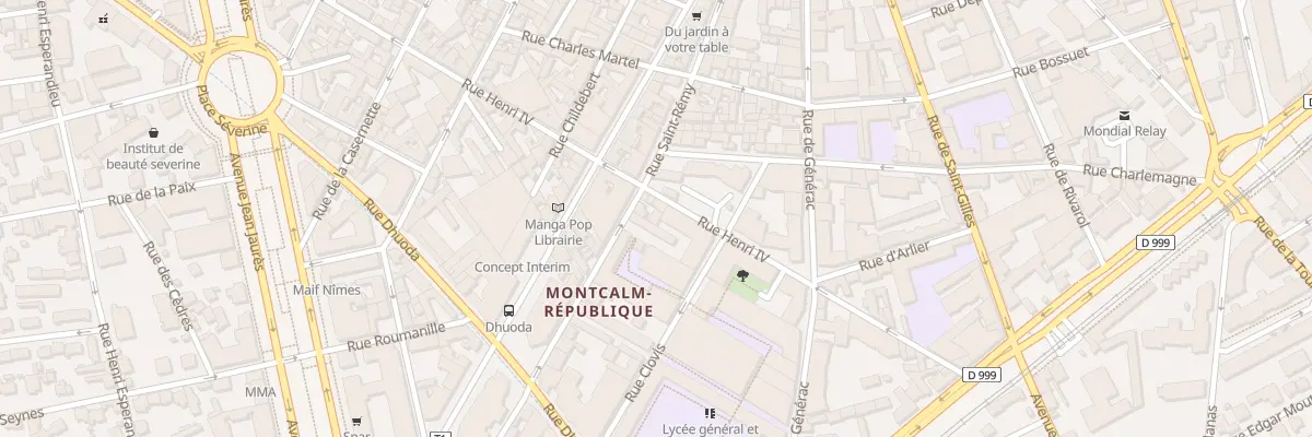 Plan du 35B Rue Saint-Rémy à Nîmes