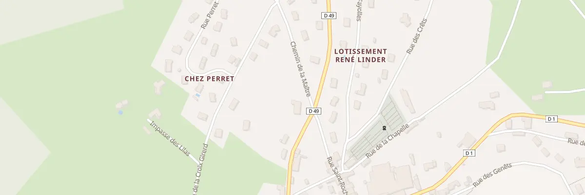 Plan du 5457 Rte de St Cyr à Violay