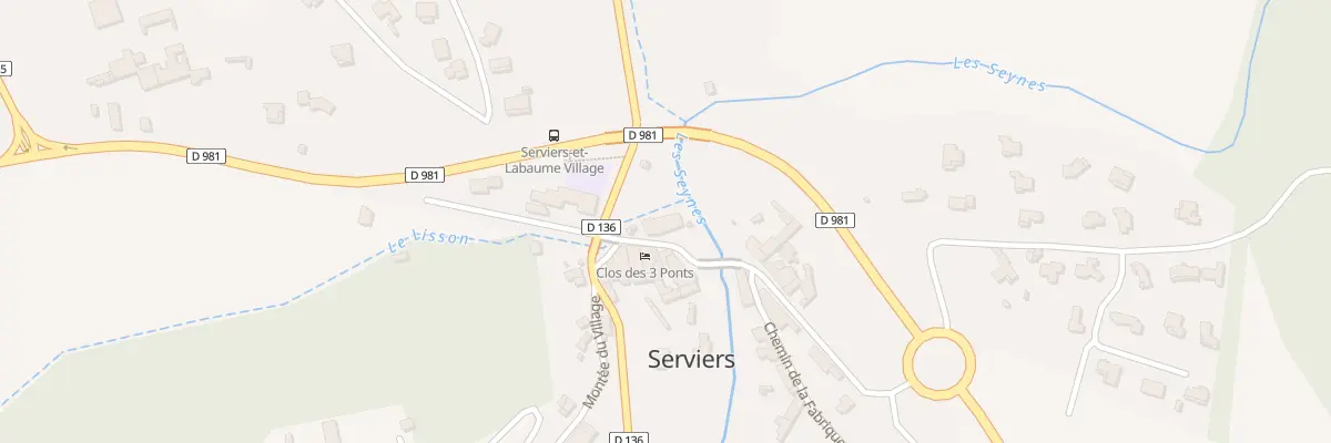 Plan du 5019 Tra des Trois Ponts à Serviers-et-Labaume