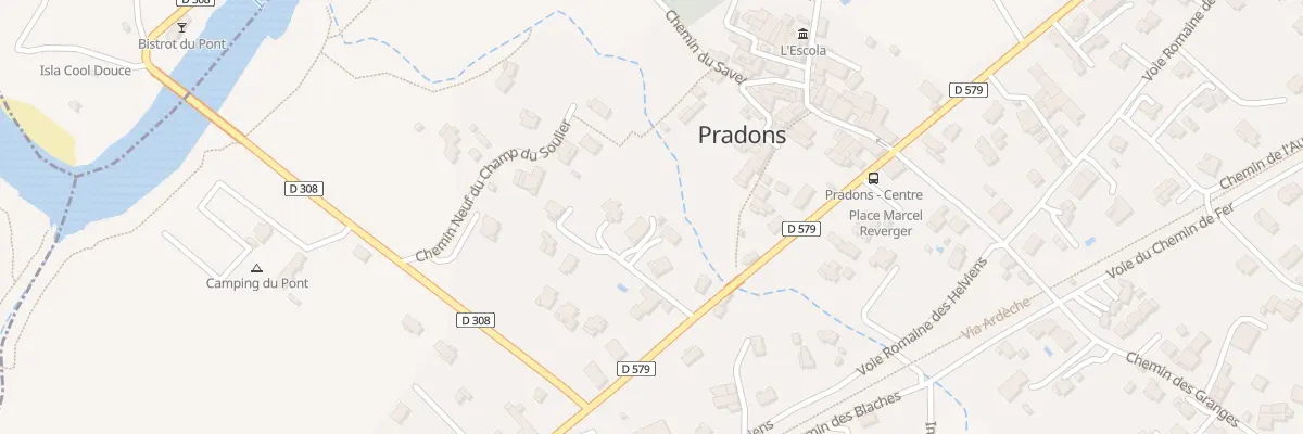 Plan du 70 Imp du Champ Soulier à Pradons